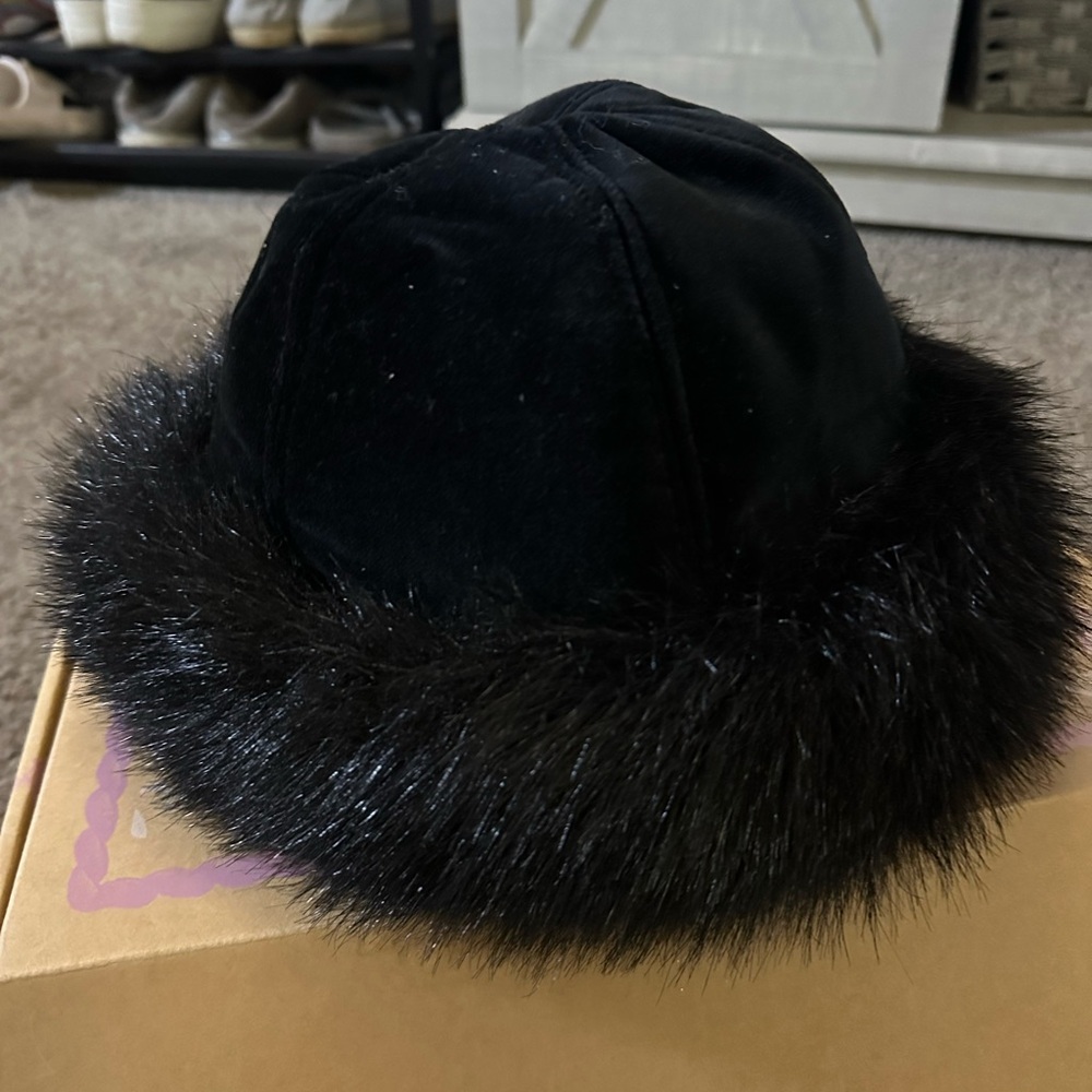 Black Fur Hat